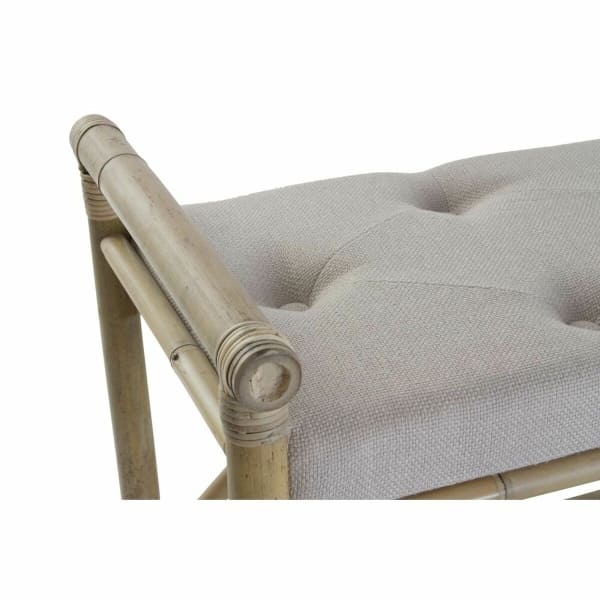 Banquette Balinaise en Bambou et Coton Beige