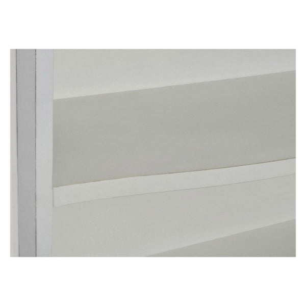 Bibliothèque Style Traditionnel en Bois Blanc Home Decor