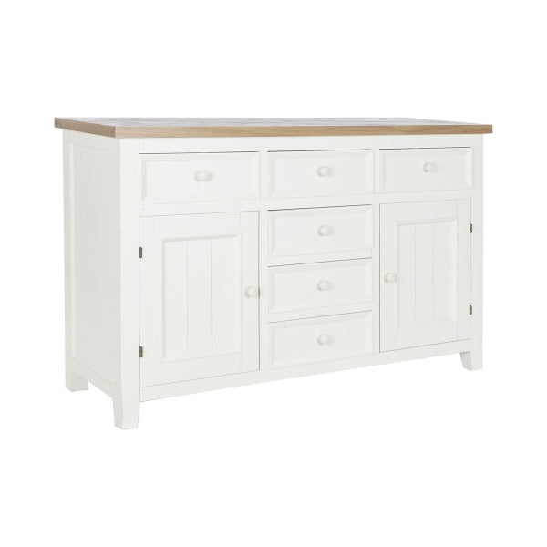 Buffet Design Traditionnel en Bois Blanc Vue de Dos