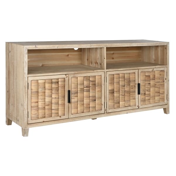 Buffet Salon Colonial Bois et Fibre Naturelle