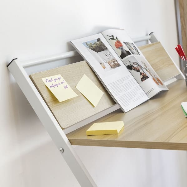 Bureau Pliable avec Étagère