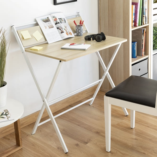 Bureau Pliable avec Étagère