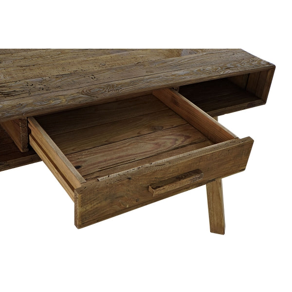 Rustic Style Recycled Wood Desk: An Inspiring Work Corner