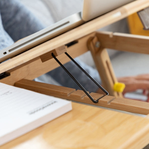 Bamboo Wood Portable Side Desk