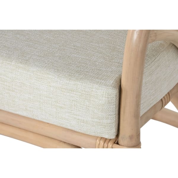 Chaise Feuille Tropicale en Rotin Naturel