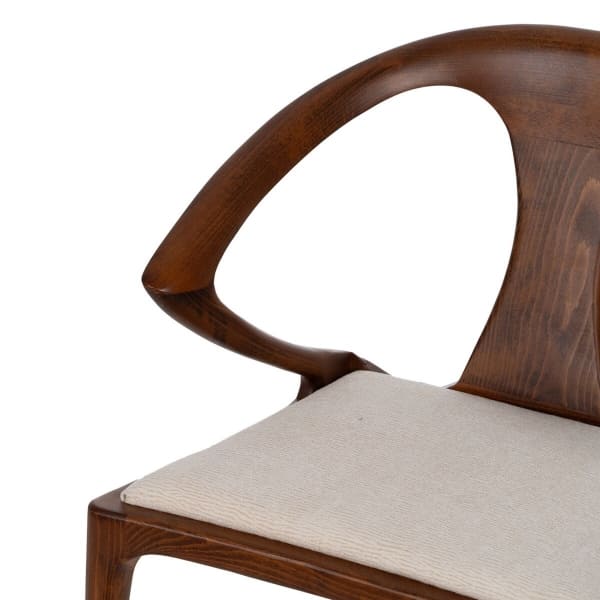 Chaise Néoclassique en Bois de Hêtre Sculpté