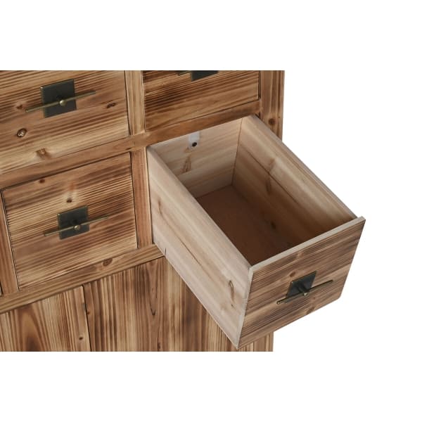 Commode Design Chinois en Bois Naturel