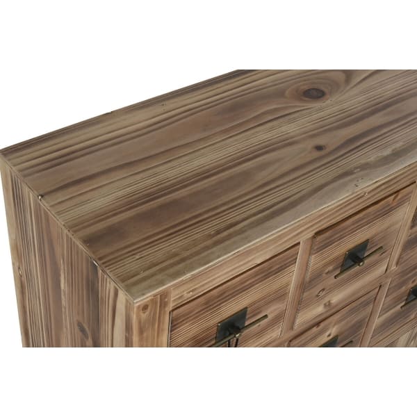 Commode Design Chinois en Bois Naturel