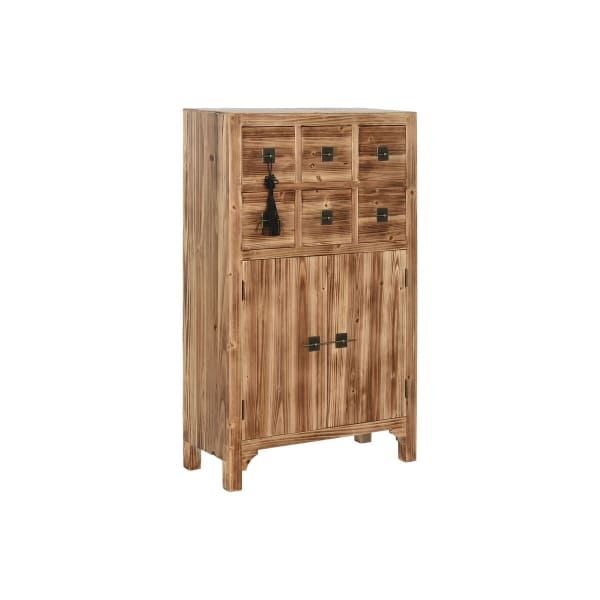 Commode Design Chinois en Bois Naturel