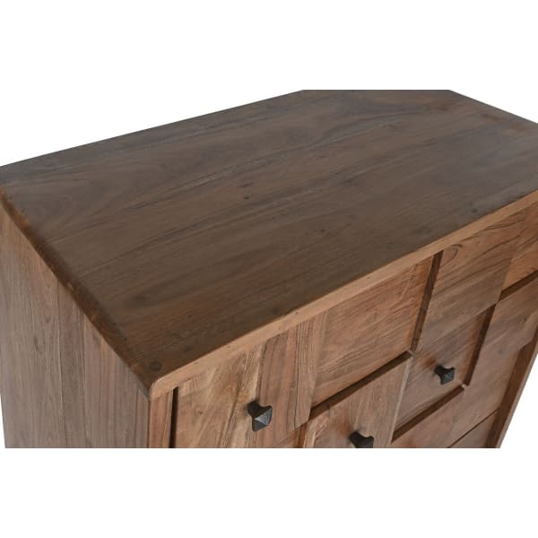 Commode Moderne en Acacia Massif et Métal