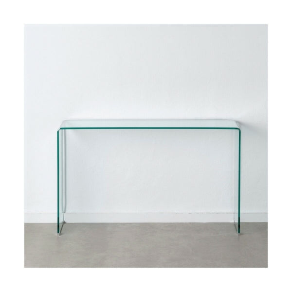 Console Design en Verre Trempé Transparent Home Decor