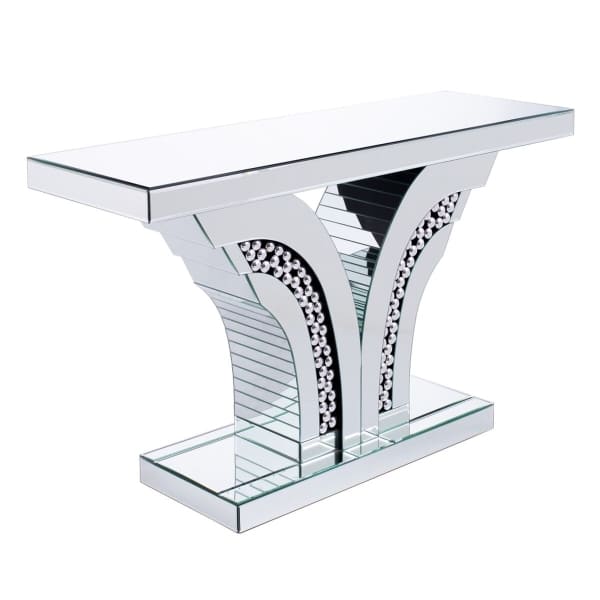 Console d'entrée Design en Cristal Miroir