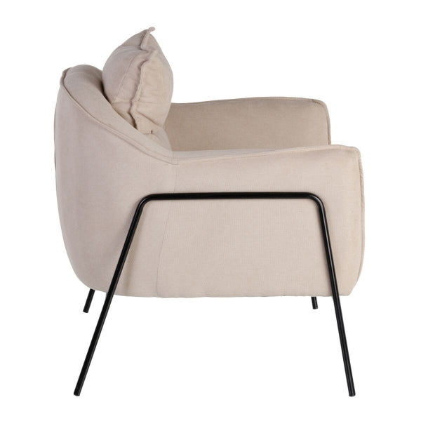 Sillón Confort Beige y Negro Home Decor