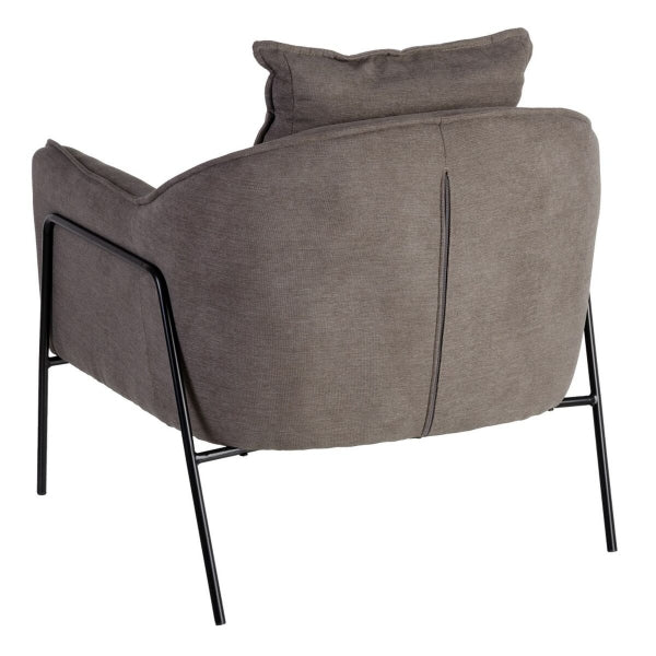 Sillón Comfort gris oscuro y negro Home Decor