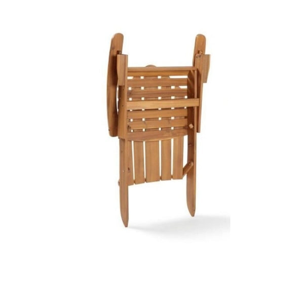 Fauteuil de Jardin Incliné et Pliable en Bois d'Acacia Home Decor