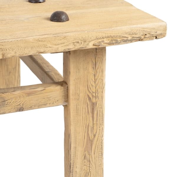 Grande Table Basse Rustique en Bois de Pin (173 x 87 x 47 cm)