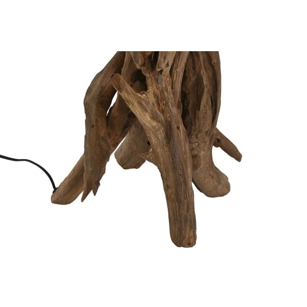 Teak Wood Branch Floor Lamp