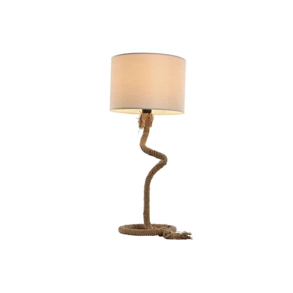 Lampe de Bureau en Corde et Lin