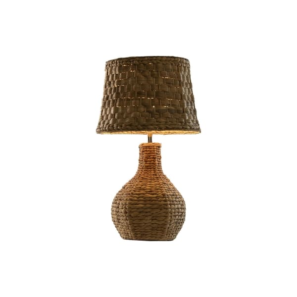 Lampe de Chevet Balinaise en Fibre Tressée