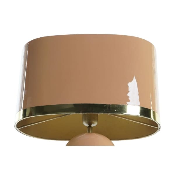 Pink Lacquered Designer Bedside Lamp