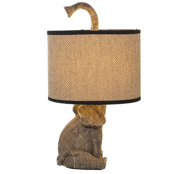 Atypical Grey Elephant Ceramic Bedside Lamp