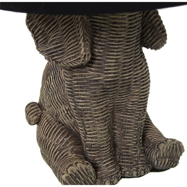 Lampe de Chevet Elephant Gris Atypique en Céramique