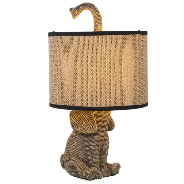 Atypical Grey Elephant Ceramic Bedside Lamp