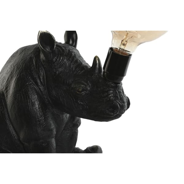 Lampe de Chevet Rhinocéros Noir Colonial