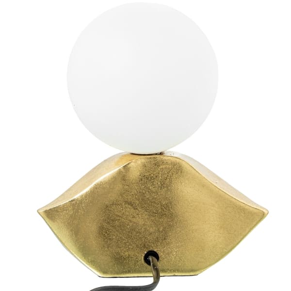 Golden Lips Shaped Lamp