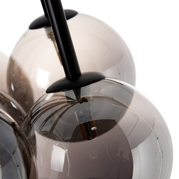 Luminaire Suspendu Design Contemporain "Luxury" Bulles Noires