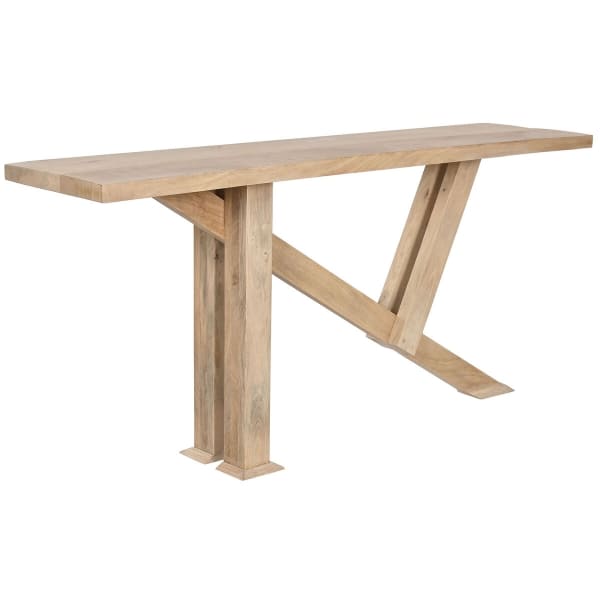 Meuble Console Poutres en Bois de Manguier