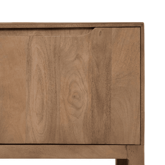 Modern TV Cabinet in Natural Mango Wood