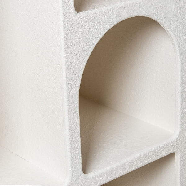 Présentoir Design Atypique en Bois Blanc