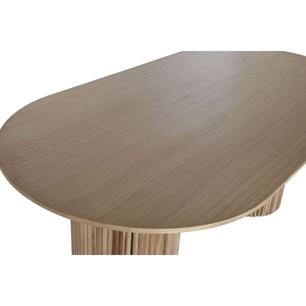 Mesa de Comedor Atípica de Madera Natural de Paulownia (180 x 90 x 75 cm)