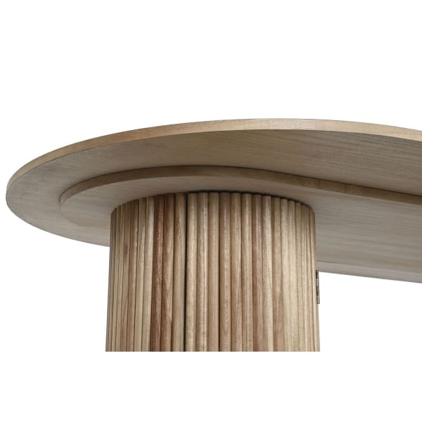 Mesa de Comedor Atípica de Madera Natural de Paulownia (180 x 90 x 75 cm)