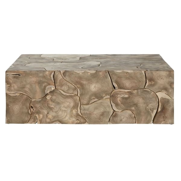 Table Basse Rectangulaire en Teck Massif