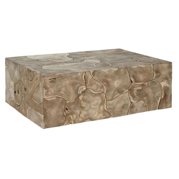 Table Basse Rectangulaire en Teck Massif