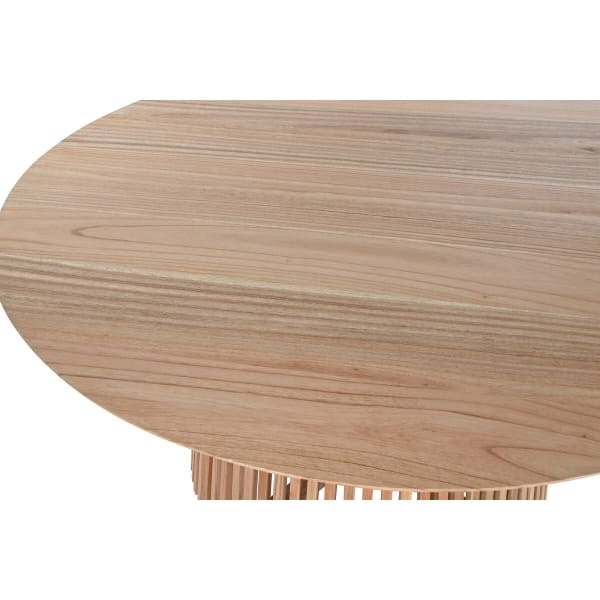 Round Natural Wood Table from Mindi