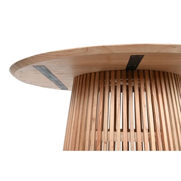 Round Natural Wood Table from Mindi