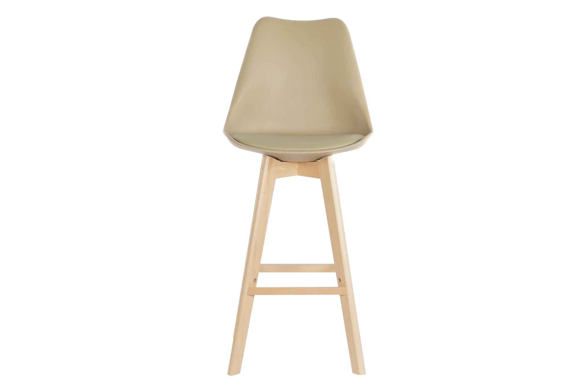 Tabouret Scandinave Beige et Bois Naturel Home Decor