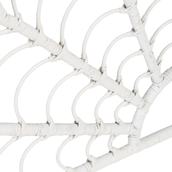 Tête de Lit Design Bali Home Decor Rotin Blanc