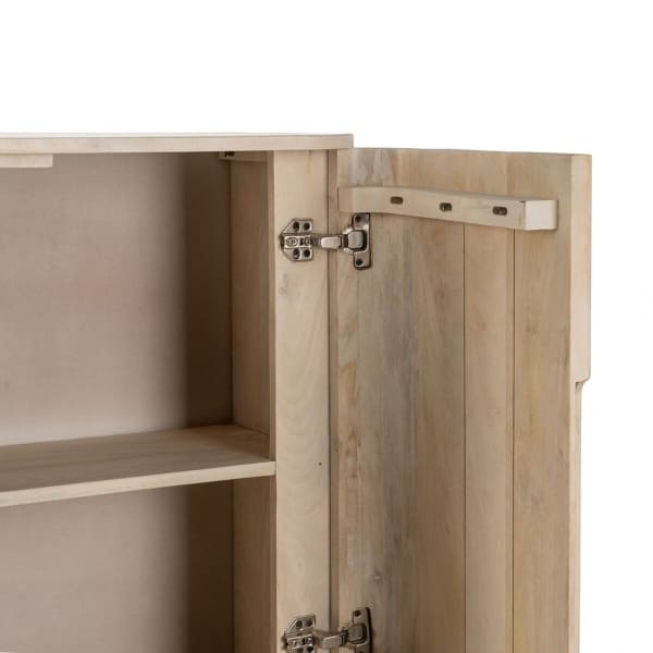 Armoire Exotique en Bois de Manguier Blanc