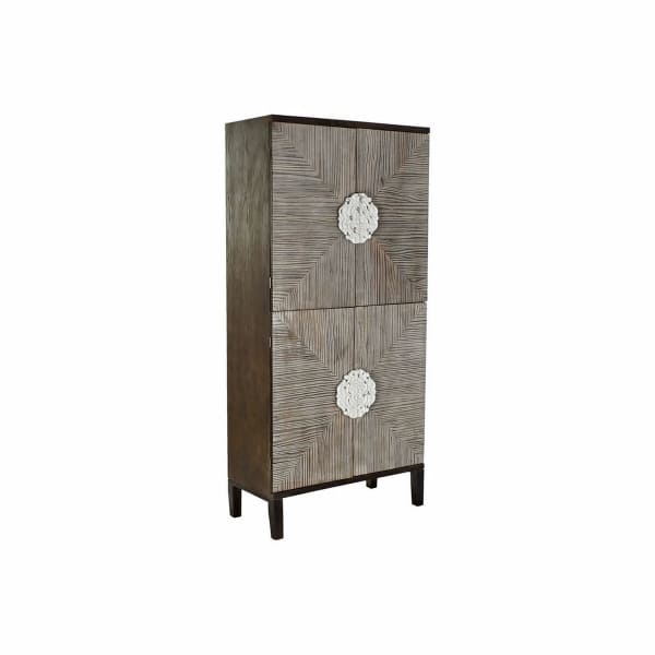 Armoire Design Arabe en Bois Vieilli