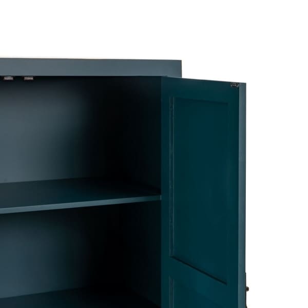 Armoire Orientale en Bois Bleu