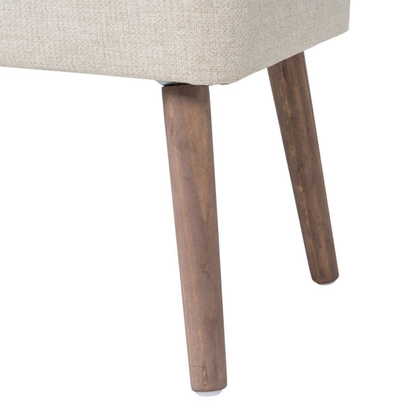 Banc de Rangement Coffre Home Decor Beige et Bois