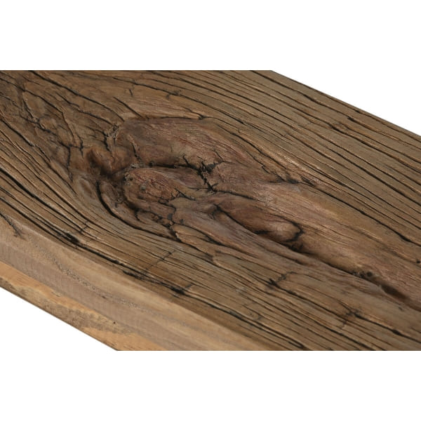 Banc en Bois de Chêne Massif Design Campagne Chic (137 x 19 x 52 cm)