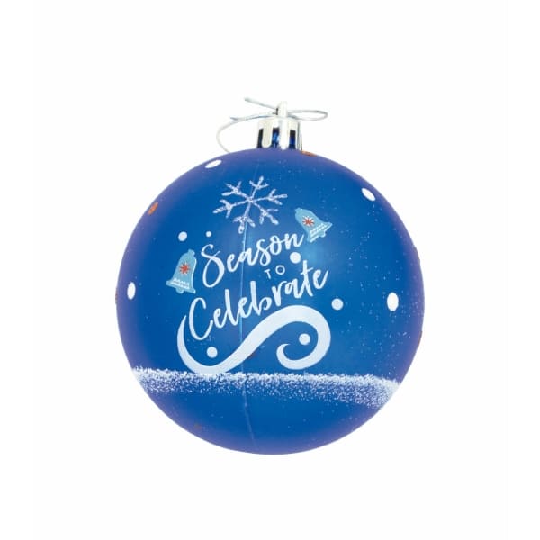 Ensemble de 10 Boules de Noël "Reine des Neiges Frozen" Bleu, Disney