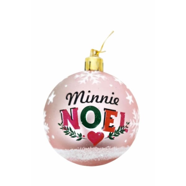 Ensemble de 10 Boules de Noël Minnie Rose, Disney