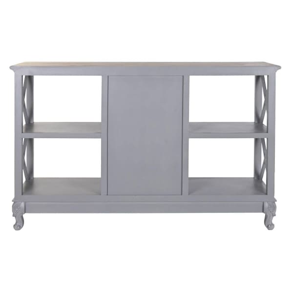 Aparador de madera tallada gris estilo Shabby Chic