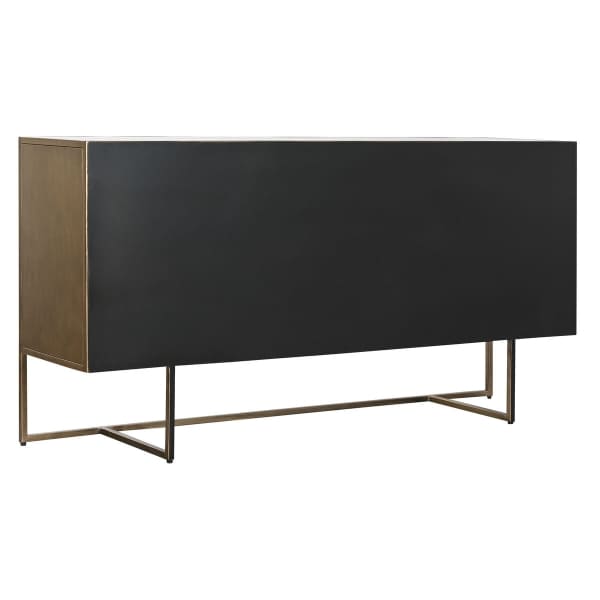 Contemporary Buffet in Golden Metal